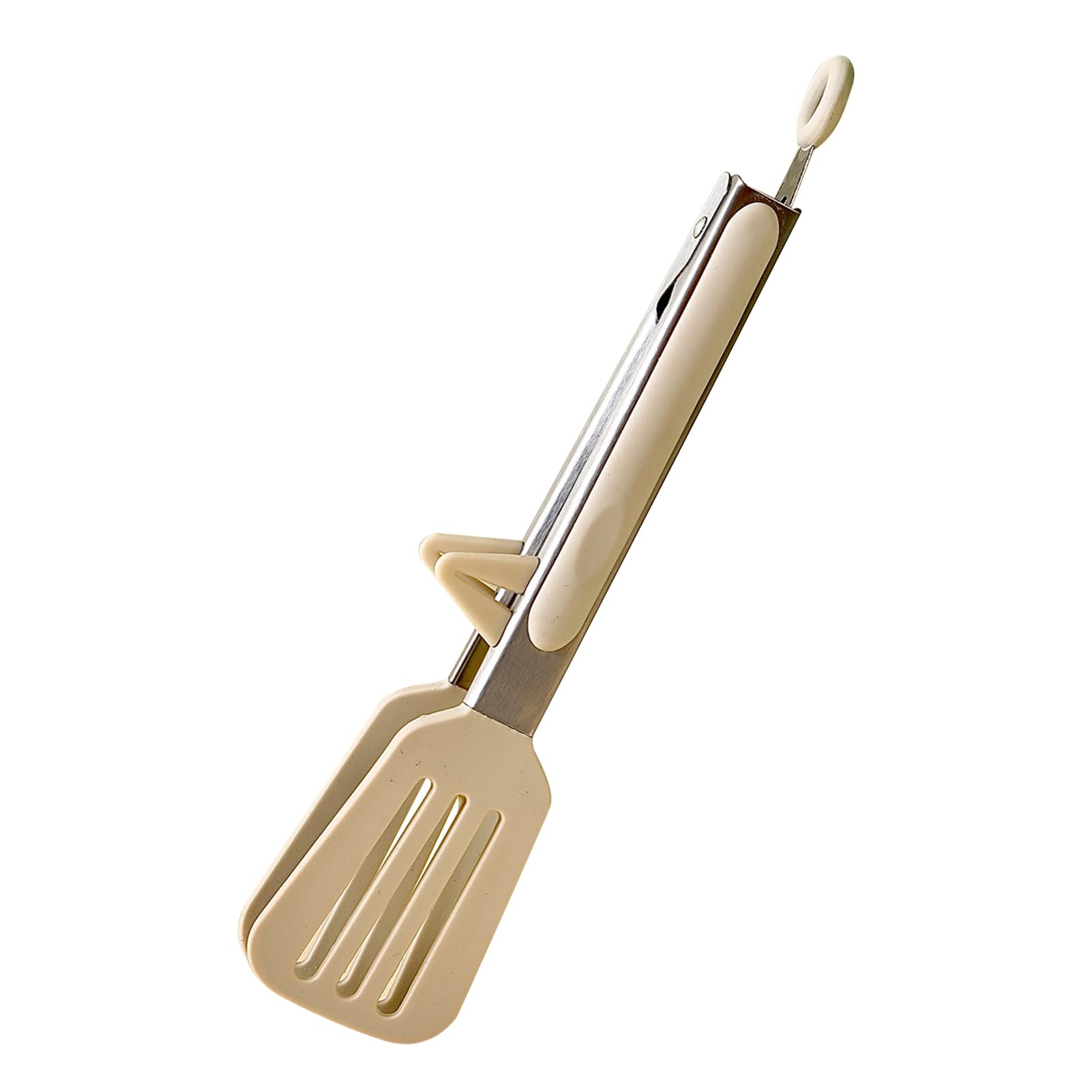 9 inch/12 inch Kitchen Tongs Silicone Stainless Steel Food Clips, Non Stick Food Clamp,Kitchen Tongs for Cooking, Air-Fryer,Barbecue,Salad White