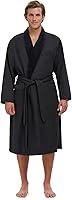 MONARCH Unisex Plush Lined Microfiber Bathrobe - Soft Hotel Spa Robe with Pockets, Durable 415 GSM Resort Quality