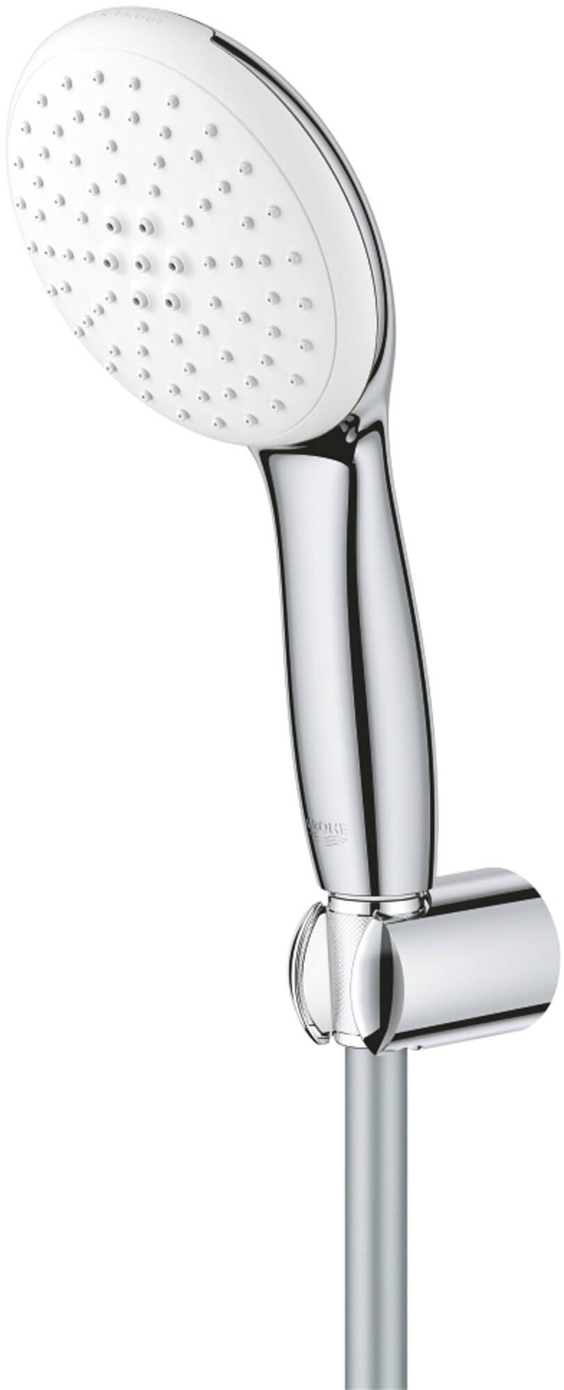 Grohe Tempesta 110 Shower Head, 2 Mode Hand Shower with Wall Mounted Bracket and 125 cm Hose