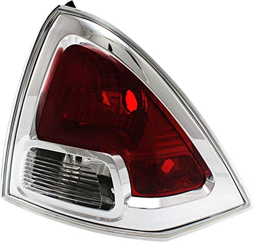 Evan-Fischer Tail Light Lens and Housing Compatible with 2006-2009 Ford Fusion - CAPA Passenger Side