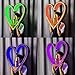 ddingsmafosee Ace of Spades Led 750ml Champagne Bottle Presenter,Heart Illuminated Wine Bottle Display W/ 8 Color Light Fx,All-Night Battery, Commercial Bar Stand
