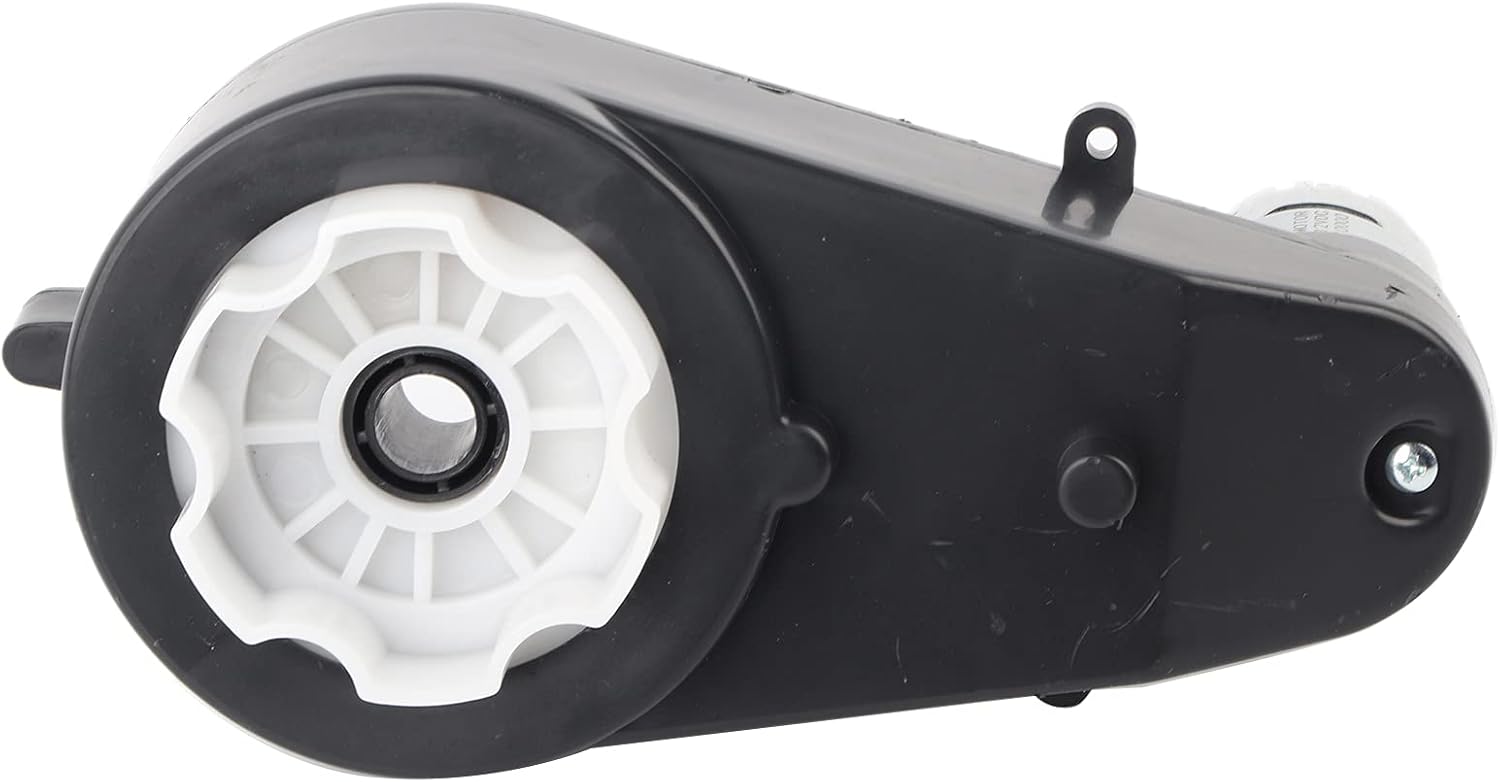 12V Electric Motor Gear Box for Kids Electric Car, Low Noise Metal Gearbox with Thickened Copper Wire Motor, Replacement Parts for Ride - On Toys (23000RPM)