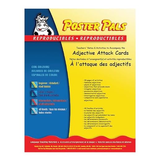 Colorful French Educational Vocabulary Cards