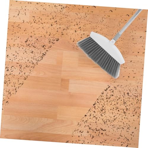 UTHCLO Aufrechter Besen und Kehrschaufel Set mit Langem Stiel Faltbar Ergonomischer Griff Weiß Praktische Haushaltsreinigung für Enge Ecken und Leichte Müllaufnahme – Bild 5