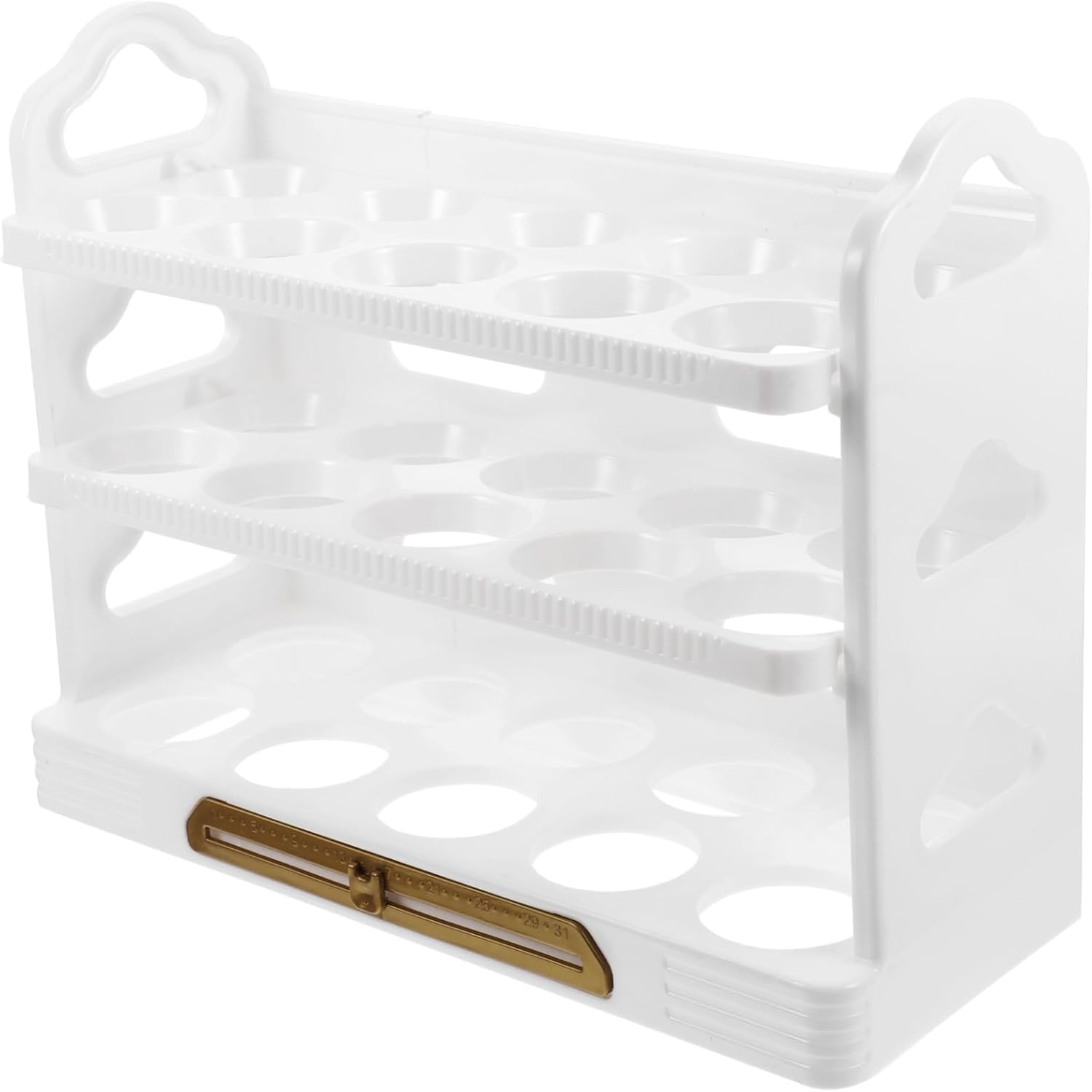 Egg Storage Container Egg Holder for Refrigerator Capacity Egg Preservation Box with Multi Compartment Design Compact Durable Egg Tray for Kitchen Organization