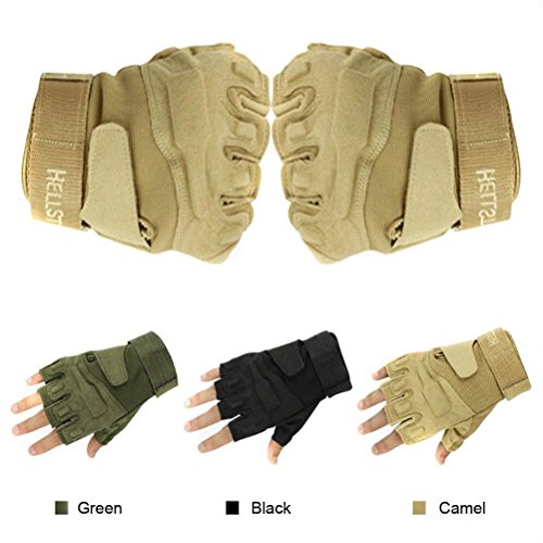 fingerless tactical shooting gloves