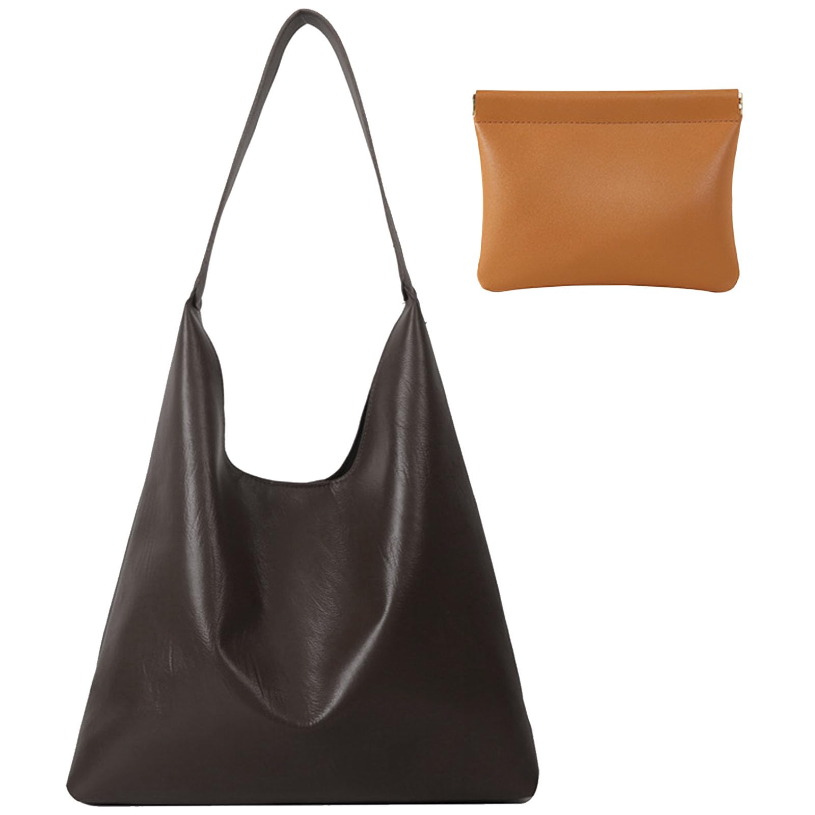 Sac à Main En Cuir PU Pour Femme, Sacoche à Bandoulière à Forme Carré, Fourre Tout De Grande