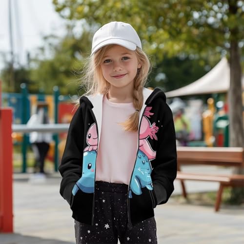 Zip up Jacket Trendy Hoodie for Girls 6-14 Fashion Sweatshirt Zipper Fall Outfits Long Sleeve4