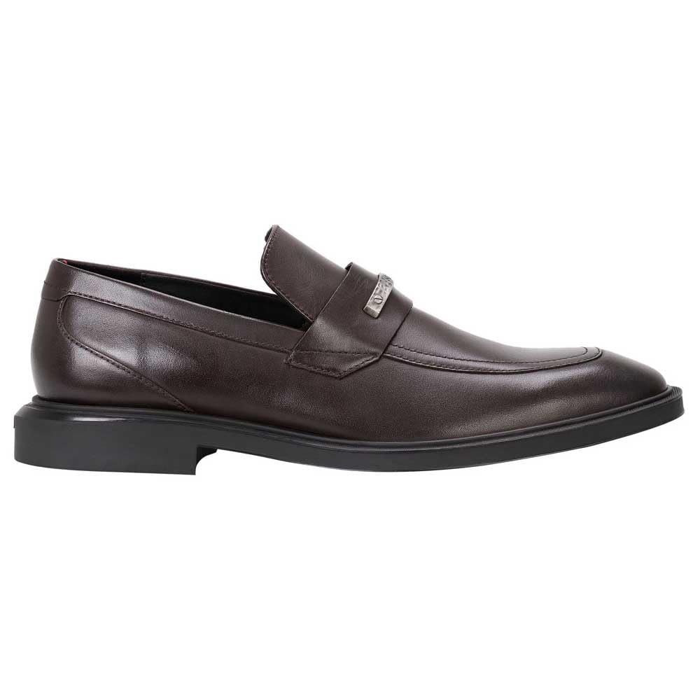 Hugo Men's Gryff_loaf_pllt Loafer, Medium Brown210, 10.5 UK