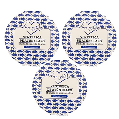 Ventresca de atún claro ahumada en aceite de oliva (PACK 3 UNIDADES)