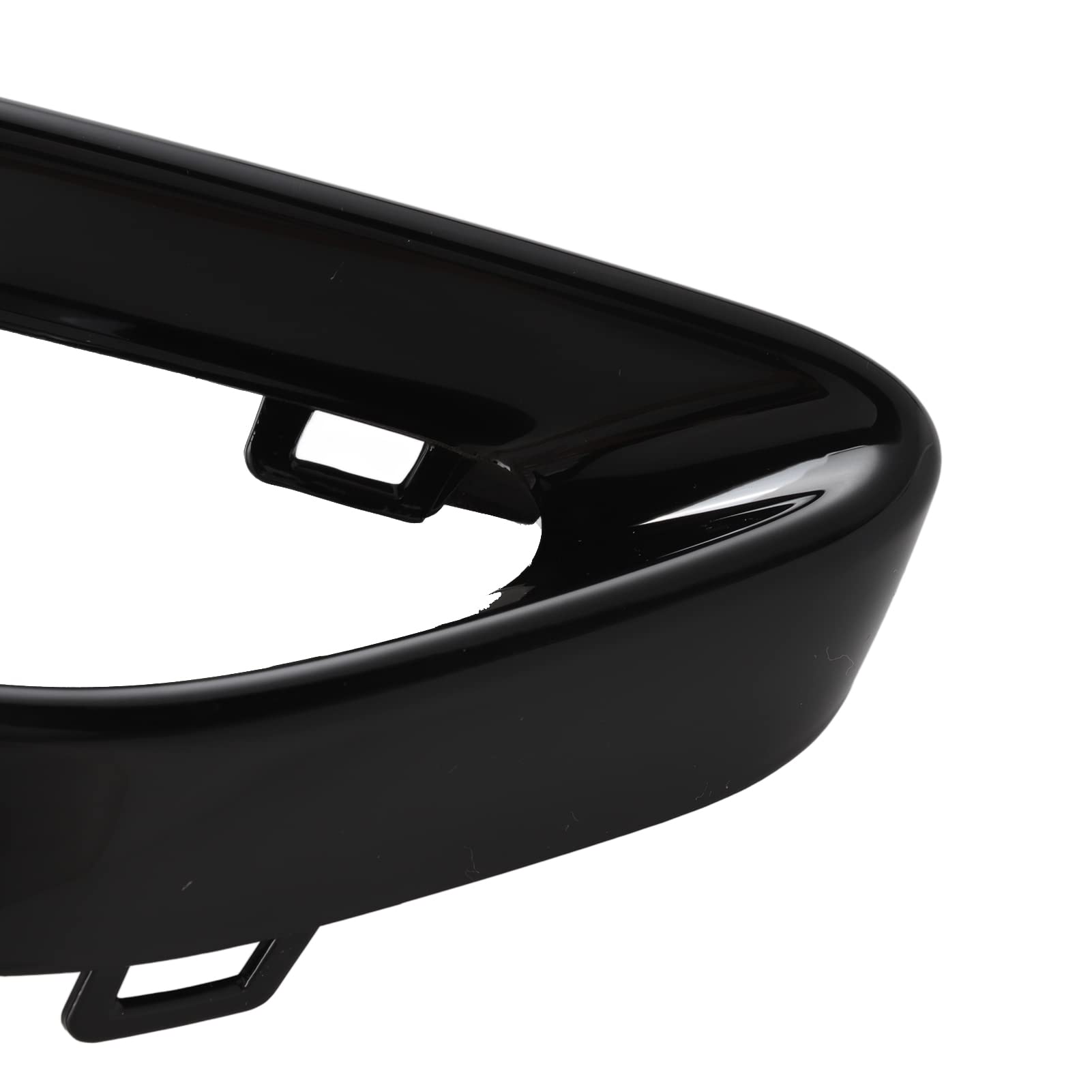 Marmitta di Scarico Coda del Tubo di Scarico Trim Cover, Un Paio di Finiture di Copertura della Punta di Scarico Nero Lucido per A B C E GLC Classe CLS W177 W247 W205 W213