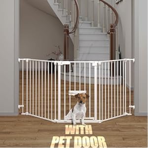 Aodbicy YG-V6 Babygitter mit Katzentür