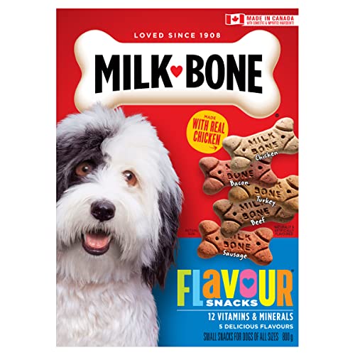 Milk-Bone Gâteries saveur viande pour chien, 800g, assorties