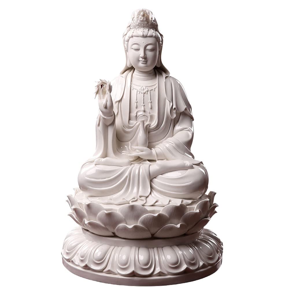 Statue Bouddha céramique contre le stress déco maison zen