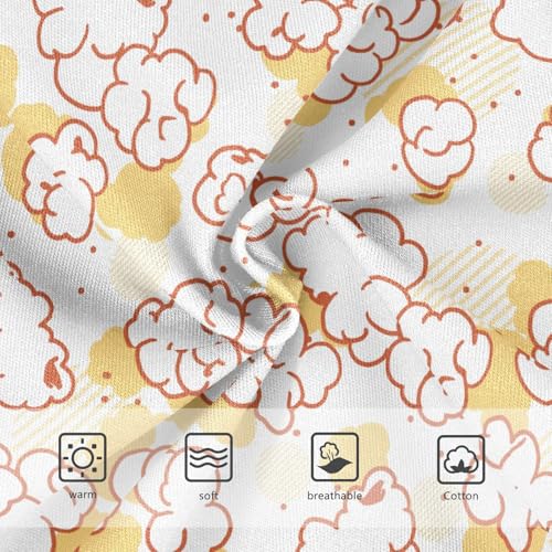 Little Girl Underwear Toddler Panties Kids Undies Butter Popcorn Soft Cotton Briefs 2T-8Y3