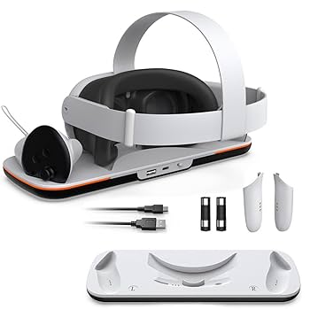 Amazon.co.jp: Meta Quest 3 用充電ドック 充電ドック可動式充電
