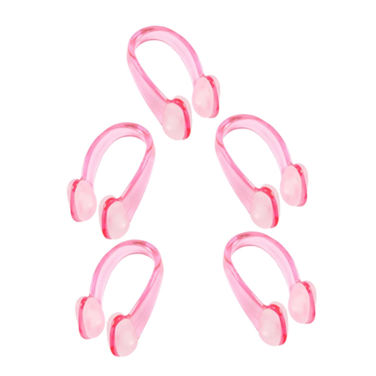 KICHOUSE Swimming Nose Clip Set 5 Pack Nose Plugs for Swimming for Boys and Girls Adults Multi-Function Comfortable Fit Anti-Slip Portable for Swimmers