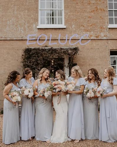 Bridesmaid Proposal Gifts Letter Cosmetic makeup bag bulk for Wedding Party Favors Bachelorette party decorations Makeup Pouch Birthday Toiletry Organizer Bag Makeup Case Gift (Blue)4