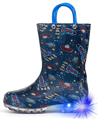 Image of HugRain Light Up Rain Boots for Little Kids