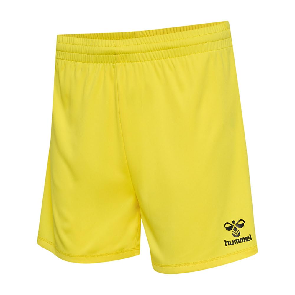 hummel HML Women's Essential Shorts, Blazing Yellow, L