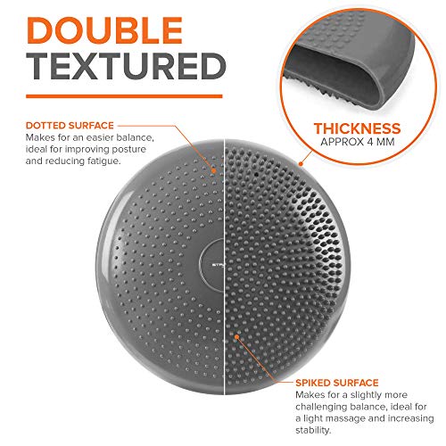 Structure Fitness Stability Disc Balance Pad wobble Air Cushion Ankle Knee Yoga Board with Pump - Image 4