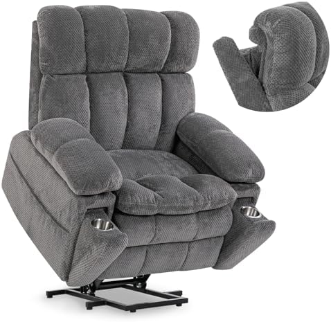 Dual Motor Power Lift Recliner Chair for Elderly with Adjustable ...