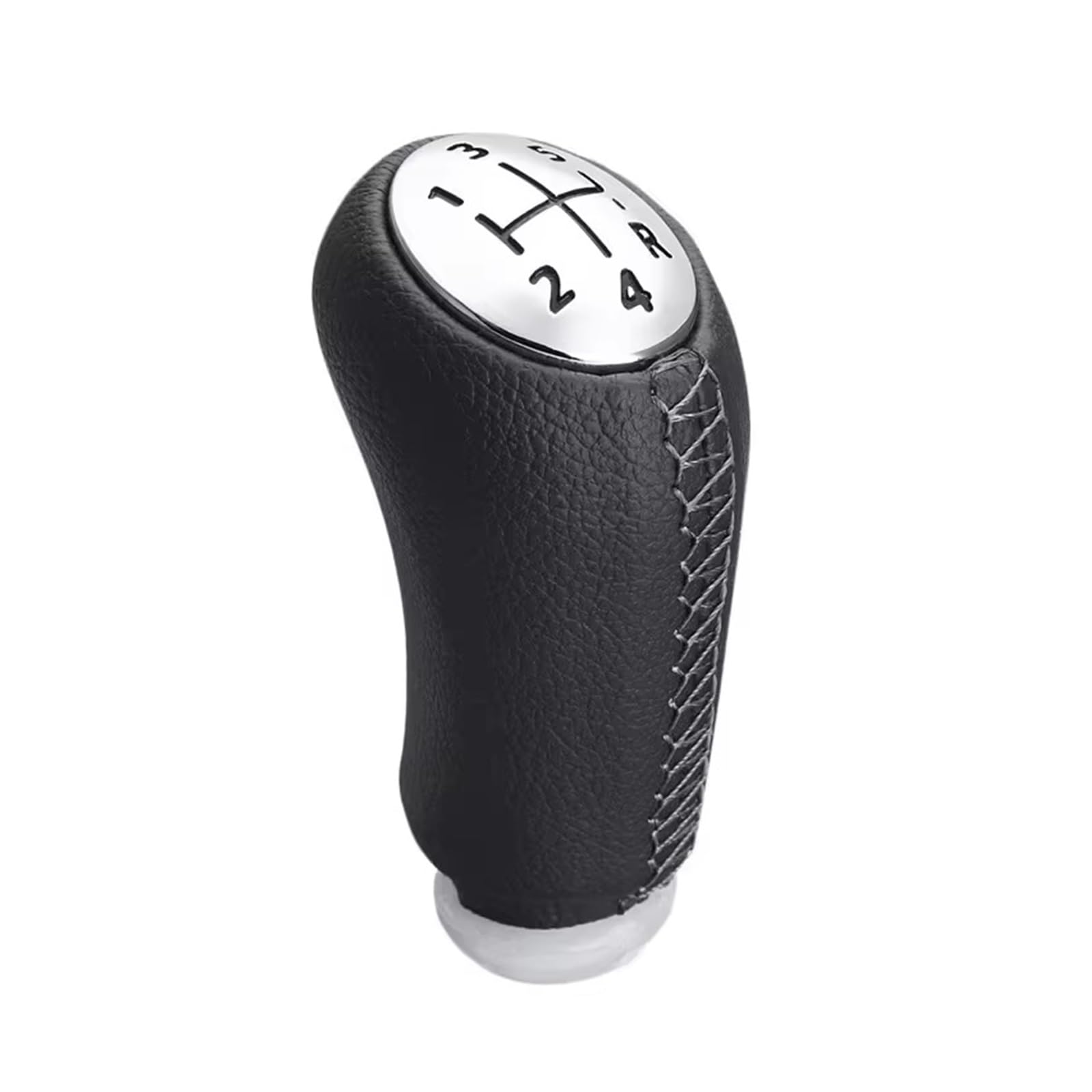 Ouvecr Gray Car Shift Gear Knob Handle For Scenic Ii Mk2 For Megane 2 Mk For Clio Iii Mk3 Shifter Stick Headball Pen Ball Mt Gear Shift Knob Gear Shift Cover(Gray)
