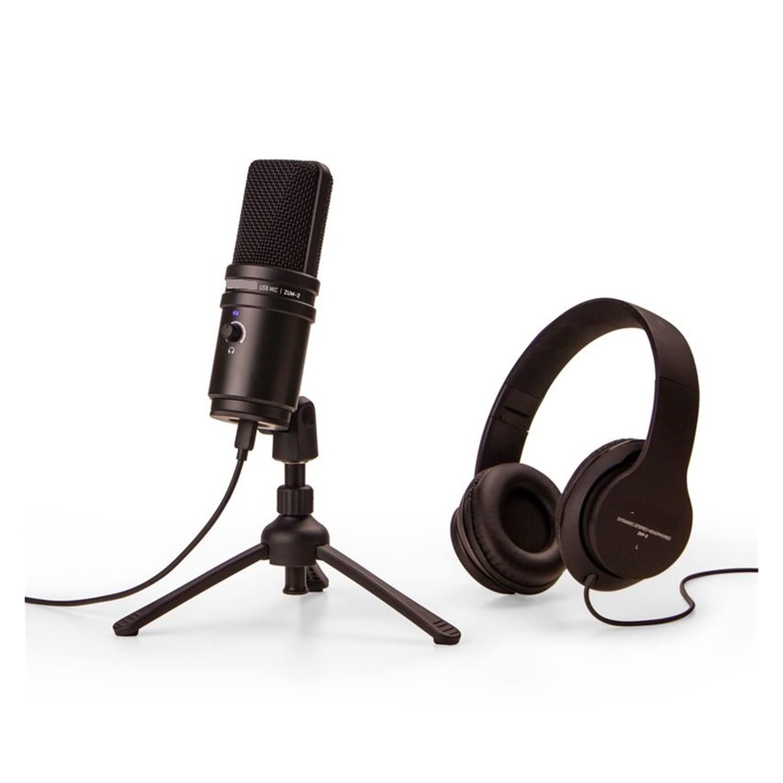 Microphone USB pour podcast 2PMP Son de style broadcast pour ordinateur
