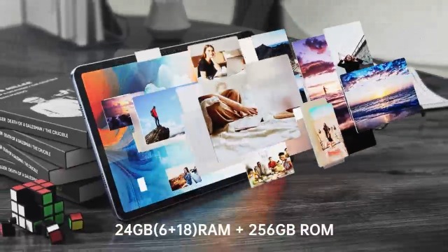 OUKITEL OT5S タブレット 12 インチ、Android 14 & 24GB+256GB+2TB