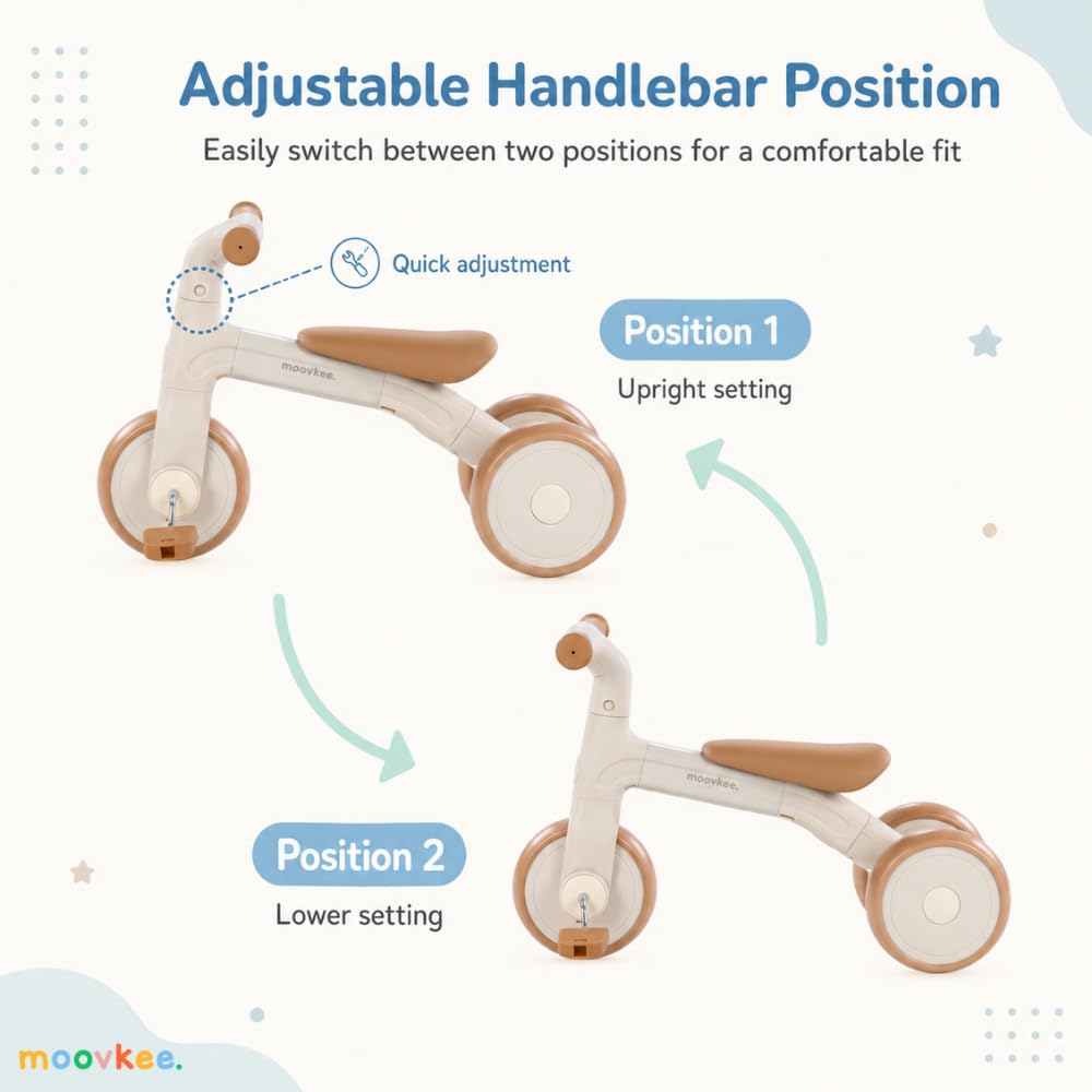 Bicicletta 3 in 1 Triciclo Todi Sand per Bambini con Pedali e Sella Regolabile