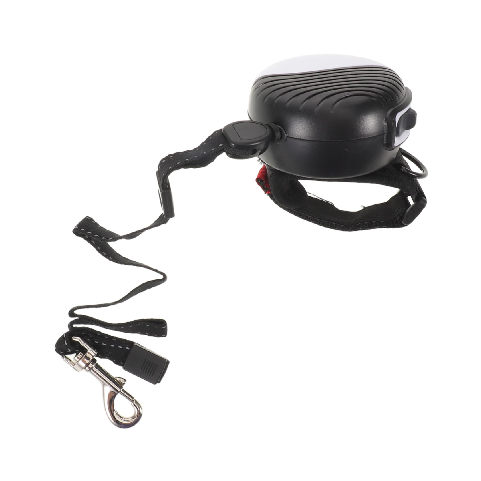 Laisse rétractable pour chien mains libres de 3m pour balade nocturne en ville