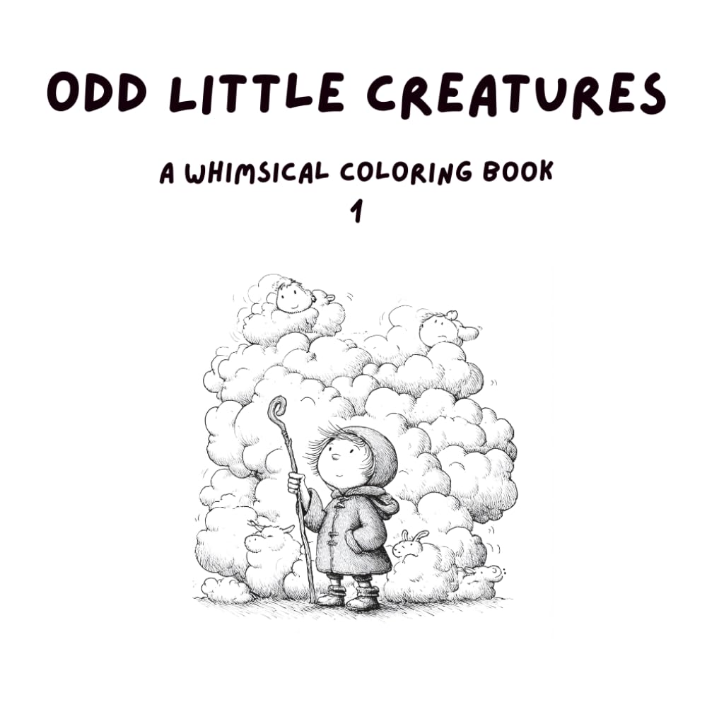 Odd Little Creatures: A Whimsical Coloring Book