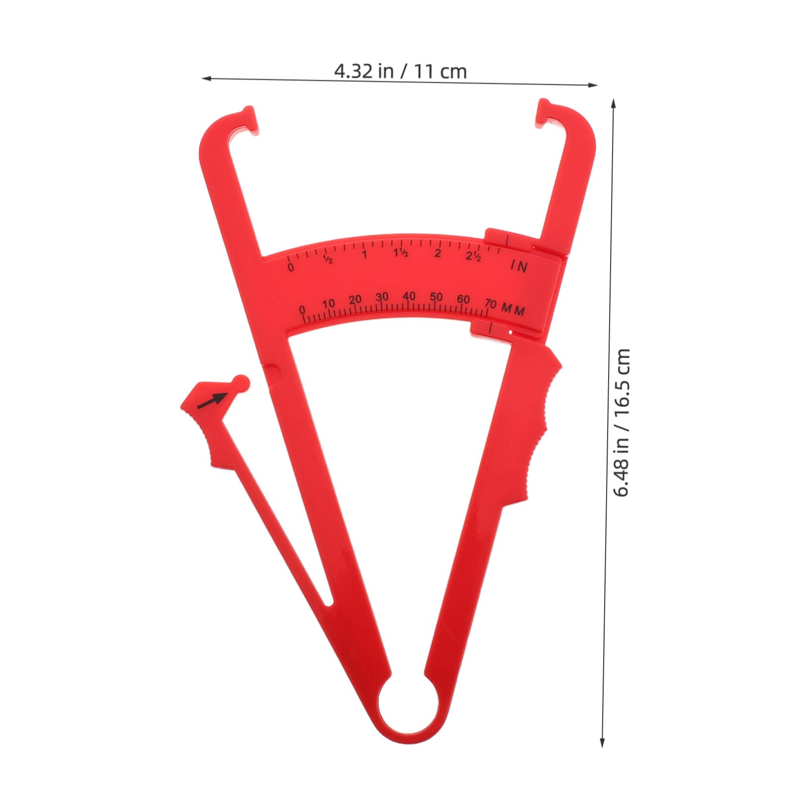 FRCOLOR Precision Plastic Caliper Tools Bmi Measurement Device Weight Device Body Measurement for Fitness Easy to Operate