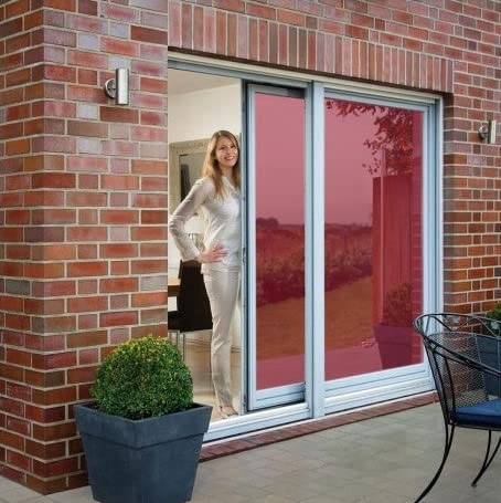 Active Film Mirror Red – Privacy One Way Pro Window Tinting Tint Film One Way, Solar Control Red Reflective Window Film (50cm, 8m)