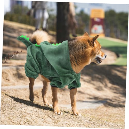 Disfraz de dinosaurio para perros Kisangel talla XL miniatura 5