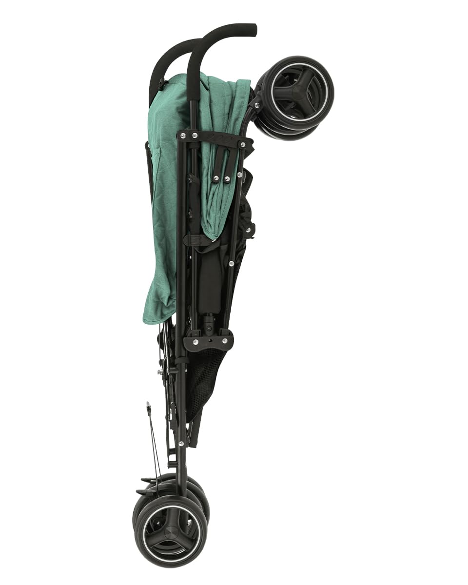 KikkaBoo Silla de Paseo BEETLE, Carrito hasta 22 kg, Plegado, Ligero y Compacto, Menta
