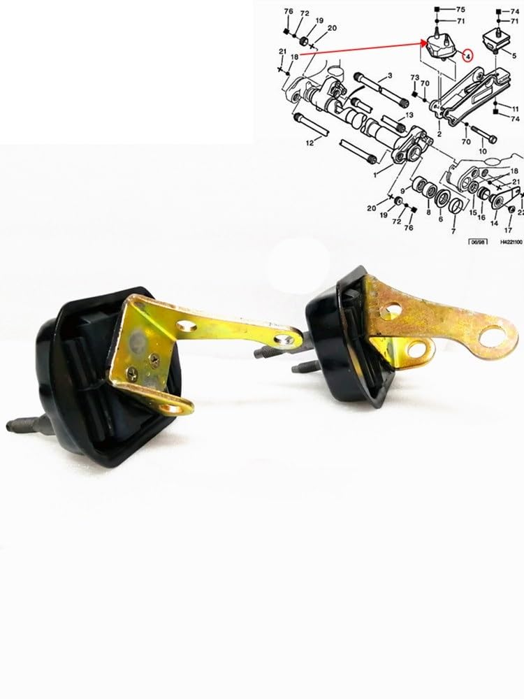 Pasuje do Peugeot Citroen Tylna oś Elastyczne połączenie klejowe Mocowanie belki osi wspornika tylnej 513169 513170(1 Right 1 Left)