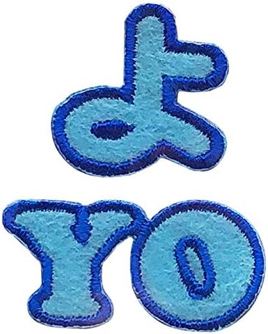 Amazon Co Jp ひらがな ワッペン 刺繍 フェルト 名前 ネーム アイロン接着 青 ブルー お名前ワッペン 名前シール 英語 アルファベット アイロンワッペン 手芸 入園 入学 アップリケ よ ブルー ホビー