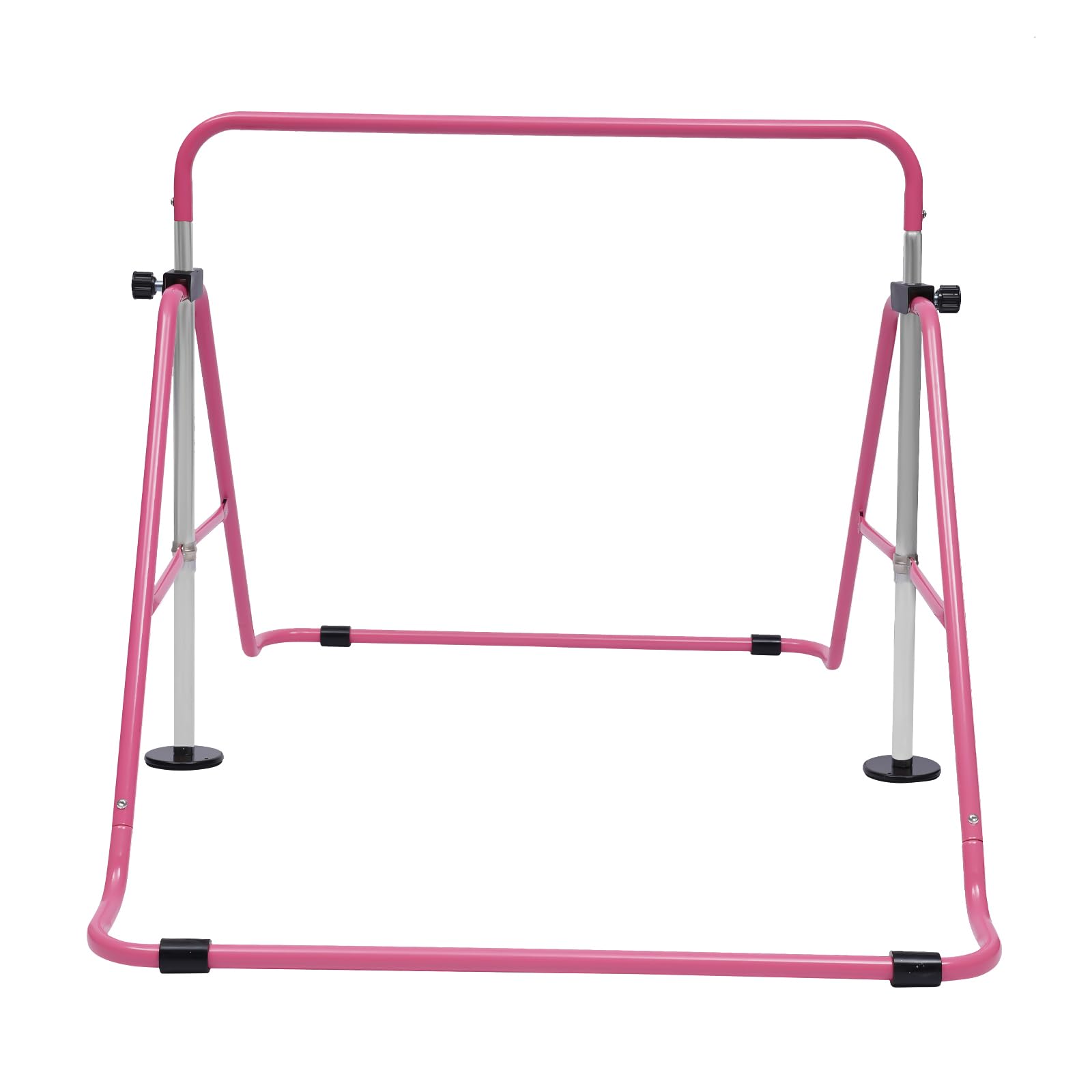 Barra Per Ginnastica Artistica Bambini | Altezza Regolabile 89-129,5 Cm | Pieghevole E Portatile | Portata 140 Kg