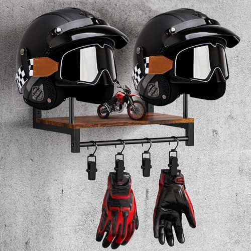Casco Moto Hombre Enhanc3d Designs Soporte Casco De Moto Pared