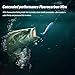 PTILSERY Fluorocarbon Leader Line for Saltwater Freshwater Fluorocarbon Fishing Leader Fluorocarbon Leader with Swivels