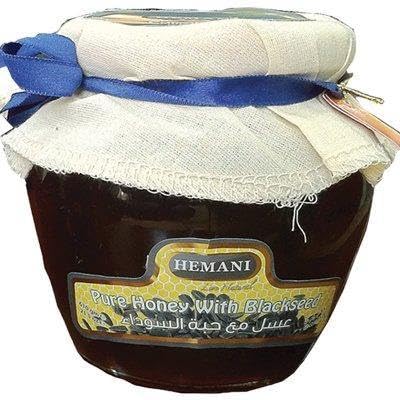 HemaniHoney With Black Seed - Traditional Pack 340gm-100% Immunity Booster, Rich In Vitamin And Minerals, Improve Skin Health,