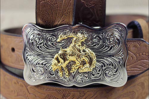 Justin 0189D 20 X 1 Inch Brown Boy's Western Embossed Cowhide Leather Belt