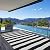 Pcinfuns Plastic Straw Rug,Patio Rugs RV Camping Rug Reversible Mat,9'x12' Large Floor Mat and Rug for Outdoor,Black and White Stripes