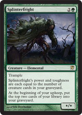 Amazon.co.jp: MTG 英語版 ISD-EN205 Splinterfright 裂け木の恐怖 (緑