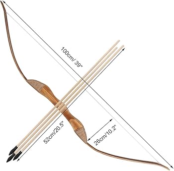 Amazon.co.jp: TOPARCHERY おもちゃ 木製の弓 アーチェリーセット 伝統
