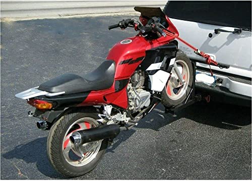 PATAWFFF SCRTWZX Compatible For Motorcycle Trailer Carrier Tow Dolly Hauler Hitch Rack (Delivered from USA, usually arrives within a week)