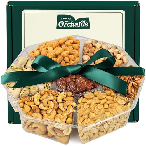 Easter Nuts Gift Basket - Gourmet Food Gift Basket With a Variety of Freshly Roasted Nuts -...