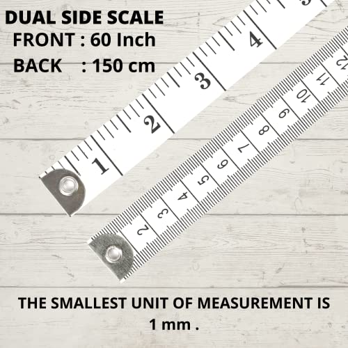 Tape Measure Measuring Tape For Body, Accurate Dual Scales Standard & Metric. Soft Flexible Fiberglass. Perfect Scale Measure For Body Weight Loss Medical Measurement Home Art Craft Measurements #TOP1