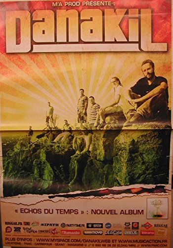 Affiche Danakil Echos Du Temps 70X100Cm : Solution parfaite pour habiller un mur vide